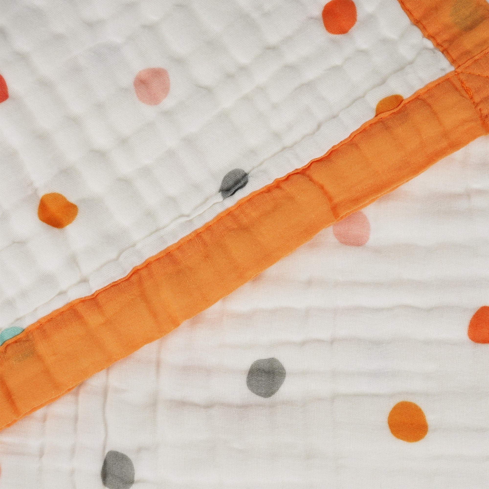 Nachiketa 'Bright Dot'  Super Soft Baby Blanket, Luxury Baby Shower Gift, Gender Neutral Baby Blanket, Baby Blankets for Boys and Girls, Toddler Quilt, Nursery Quilt, Stroller Blanket, Cute Baby Blankets