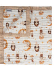 Baby Blanket and toddler quilt Natchiketa boygirl print product image