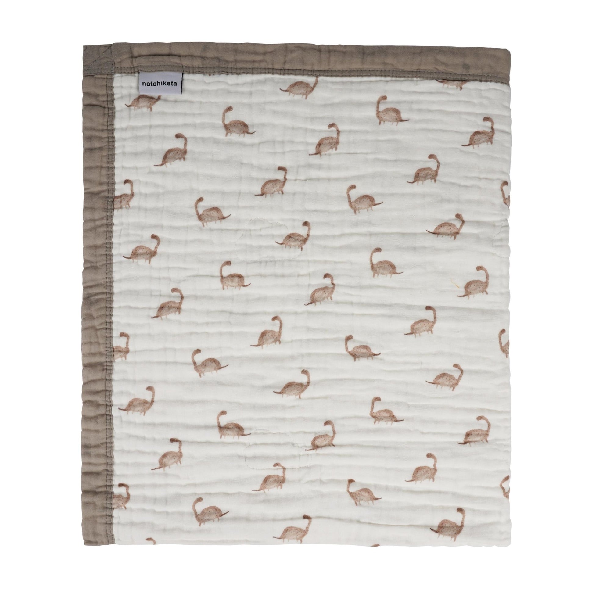 Baby blanket and Toddler Quilt by Natchiketa in Dinosaur Print