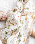 Nachiketa 'Jungle' 100% Organic Cotton Baby Quilt