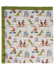 Kids Blankets by Natchiketa Gator on the go print