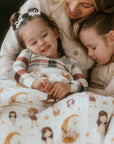 Nachiketa 'Boygirl' 100% Organic Cotton Baby & Toddler Blanket – Super Soft Baby Blanket, Luxury Baby Shower Gift, Gender Neutral Baby Blanket, Organic Cotton Muslin Baby Blanket, Baby Essentials, Baby Blankets for Boys and Girls, Toddler Quilt, Nursery Quilt, Stroller Blanket, Cute Baby Blankets