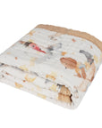 Nachiketa 'Dream Big' 100% Organic Cotton Baby & Toddler Blanket – Super Soft Baby Blanket, Luxury Baby Shower Gift, Gender Neutral Baby Blanket, Organic Cotton Muslin Baby Blanket, Baby Essentials, Baby Blankets for Boys and Girls, Toddler Quilt, Nursery Quilt, Stroller Blanket, Cute Baby Blankets