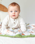 Nachiketa Cotton Baby & Toddler Blanket – Super Soft Baby Blanket, Gator on the go