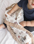 Nachiketa 'Farm' Gender Neutral Baby Blanket, Organic Cotton Muslin Baby Blanket