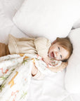 Nachiketa 'Jungle' 100% Organic Cotton Baby & Toddler Blanket – Super Soft Baby Blanket, Luxury Baby Shower Gift, Gender Neutral Baby Blanket, Organic Cotton Muslin Baby Blanket, Baby Essentials, Baby Blankets for Boys and Girls, Toddler Quilt, Nursery Quilt, Stroller Blanket, Cute Baby Blankets