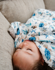 "Sea Turtle" 100% Organic Cotton Baby & Toddler Blanket