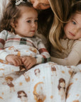 Nachiketa 'Boygirl' 100% Organic Cotton Baby & Toddler Blanket – Super Soft Baby Blanket, Luxury Baby Shower Gift, Gender Neutral Baby Blanket, Organic Cotton Muslin Baby Blanket, Baby Essentials, Baby Blankets for Boys and Girls, Toddler Quilt, Nursery Quilt, Stroller Blanket, Cute Baby Blankets