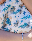 "Sea Turtle" 100% Organic Cotton Baby & Toddler Blanket
