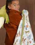 Nachiketa 'Gator on The Go' 100% Organic Cotton Baby & Toddler Blanket – Super Soft Baby Blanket, Luxury Baby Shower Gift, Gender Neutral Baby Blanket, Organic Cotton Muslin Baby Blanket, Baby Essentials, Baby Blankets for Boys and Girls, Toddler Quilt, Nursery Quilt, Stroller Blanket, Cute Baby Blankets