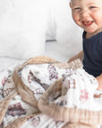 Natchiketa Toddler Quilt in Farm Print