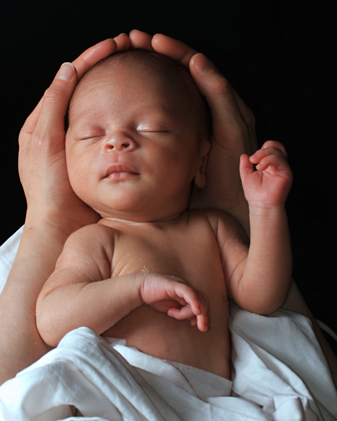 Picture showing Infant sleeping 