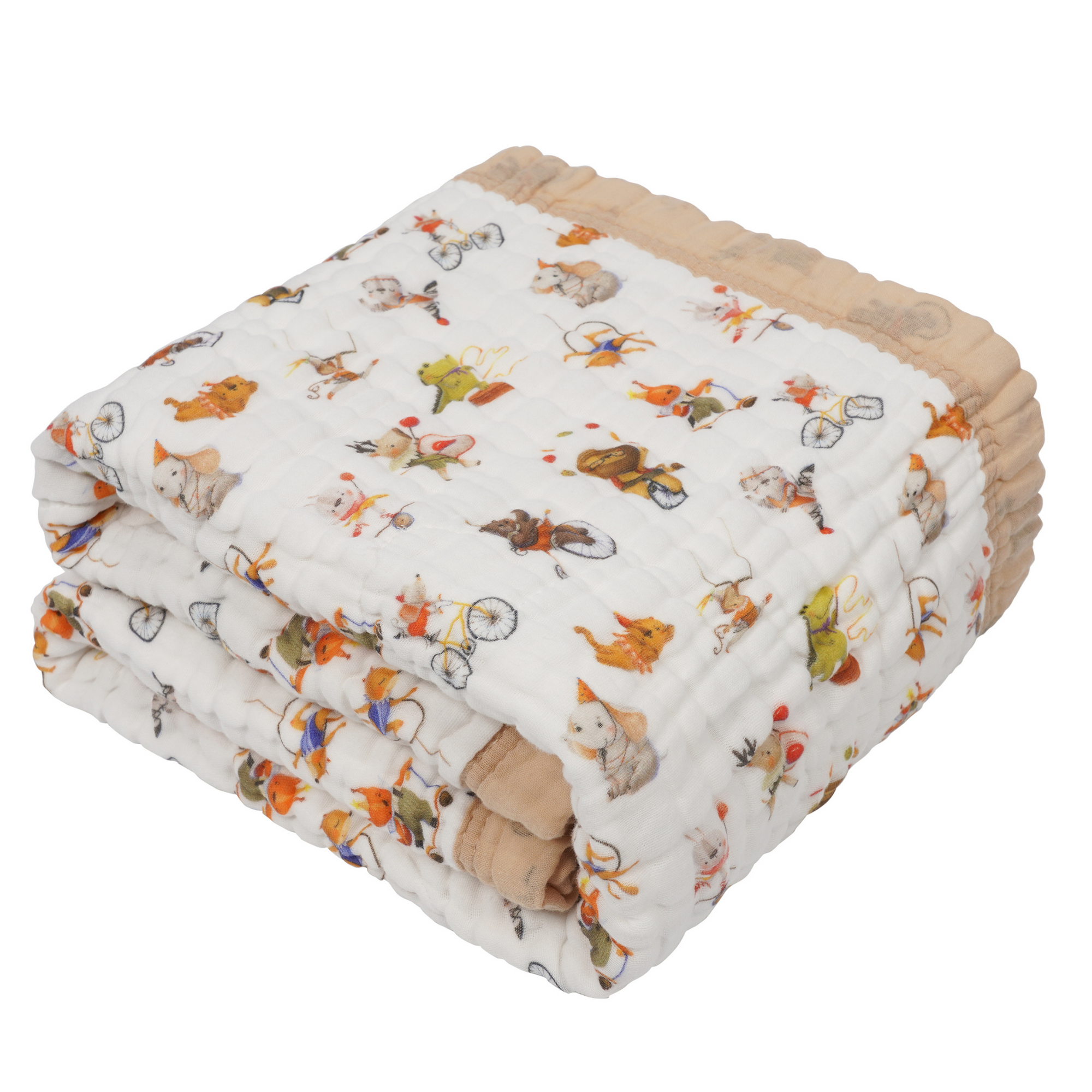 &quot;Circus&quot; 100% Organic Cotton Baby &amp; Toddler Blanket