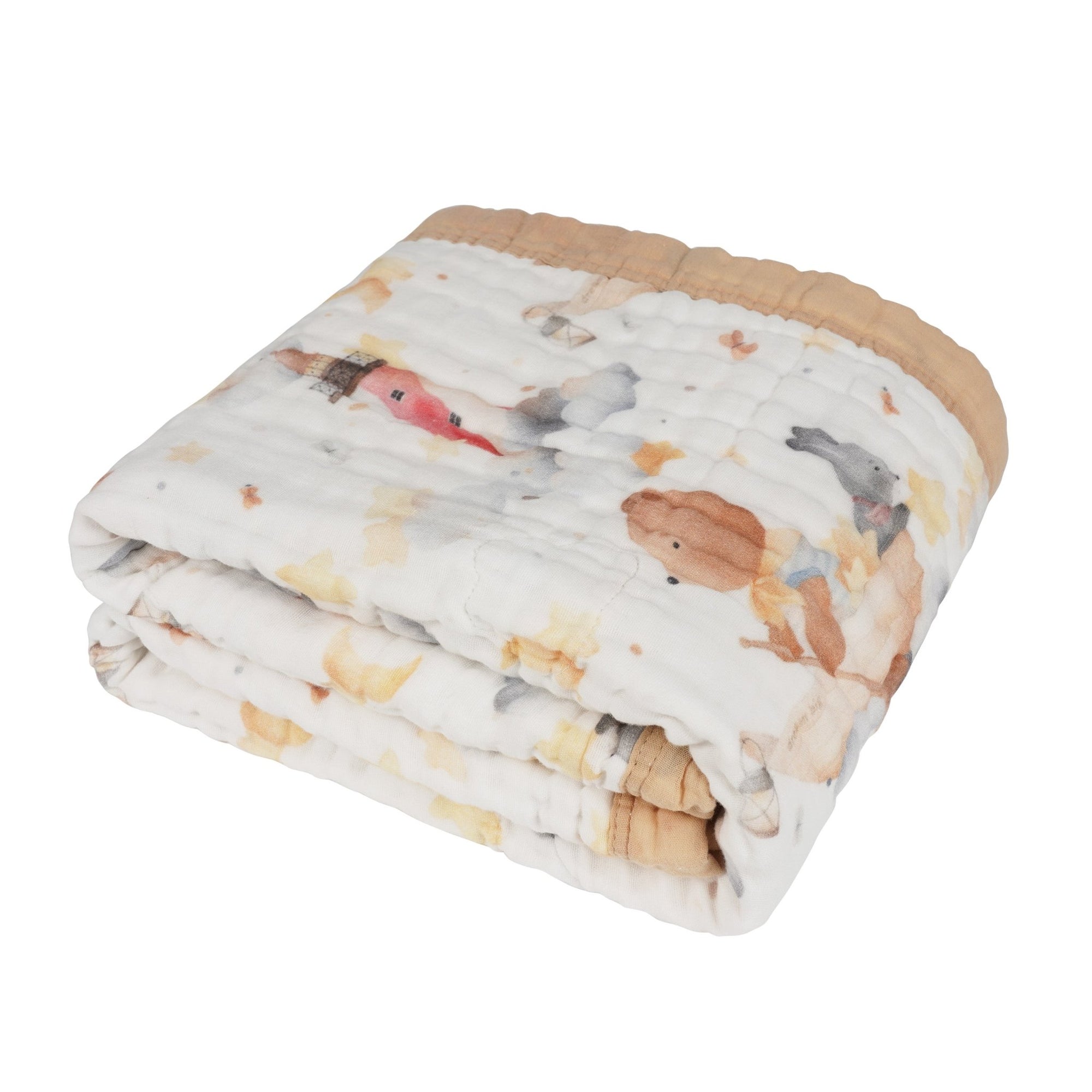 Nachiketa &#39;Dream Big&#39; 100% Organic Cotton Baby &amp; Toddler Blanket – Super Soft Baby Blanket, Luxury Baby Shower Gift, Gender Neutral Baby Blanket, Organic Cotton Muslin Baby Blanket, Baby Essentials, Baby Blankets for Boys and Girls, Toddler Quilt, Nursery Quilt, Stroller Blanket, Cute Baby Blankets