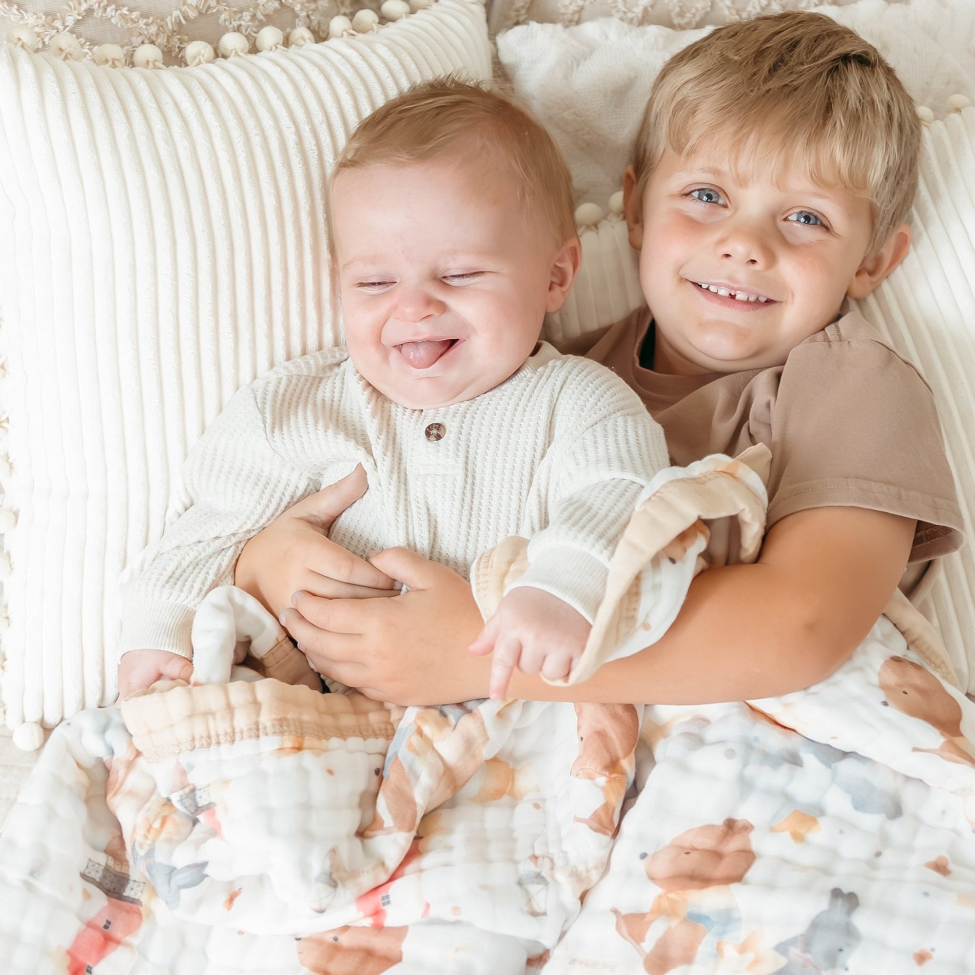 Nachiketa &#39;Dream Big&#39; 100% Organic Cotton Baby &amp; Toddler Blanket – Super Soft Baby Blanket, Luxury Baby Shower Gift, Gender Neutral Baby Blanket, Organic Cotton Muslin Baby Blanket, Baby Essentials, Baby Blankets for Boys and Girls, Toddler Quilt, Nursery Quilt, Stroller Blanket, Cute Baby Blankets