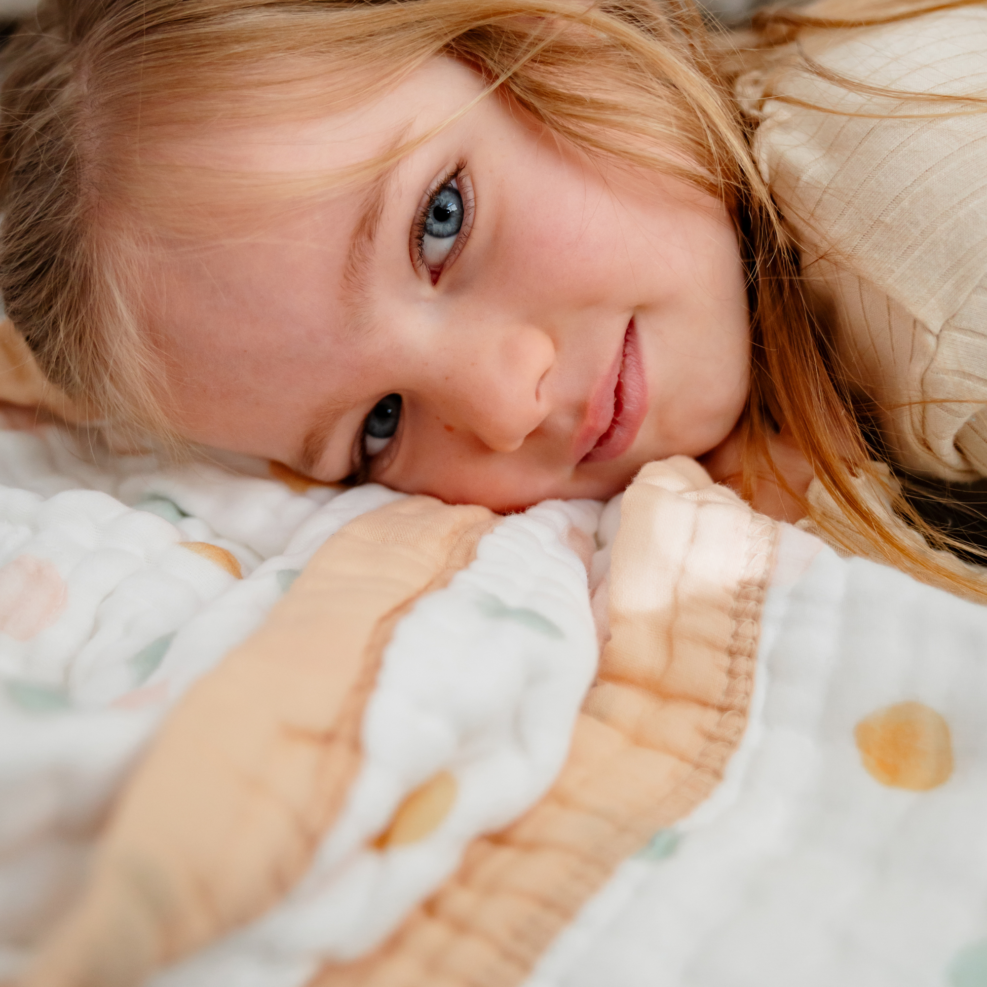 Kid&#39;s Quilt Neutral Dot Natchiketa