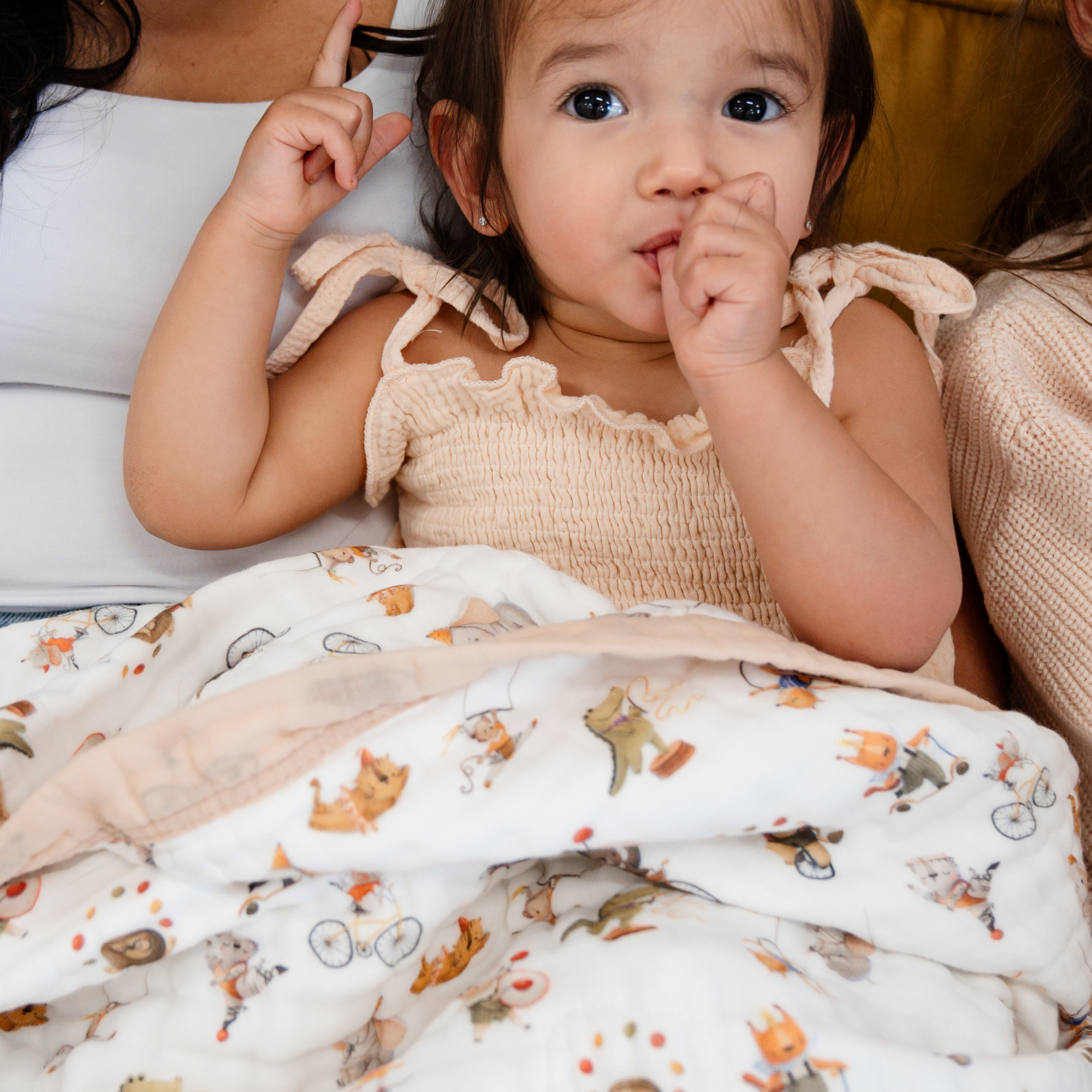 &quot;Circus&quot; 100% Organic Cotton Baby &amp; Toddler Blanket